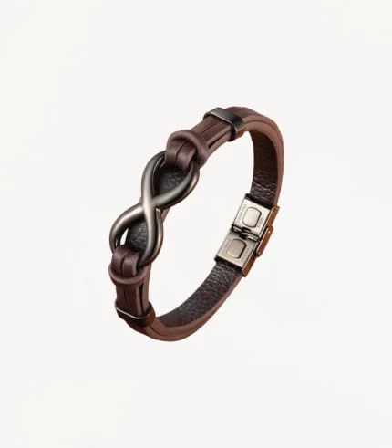 Bracelet en cuir Infini