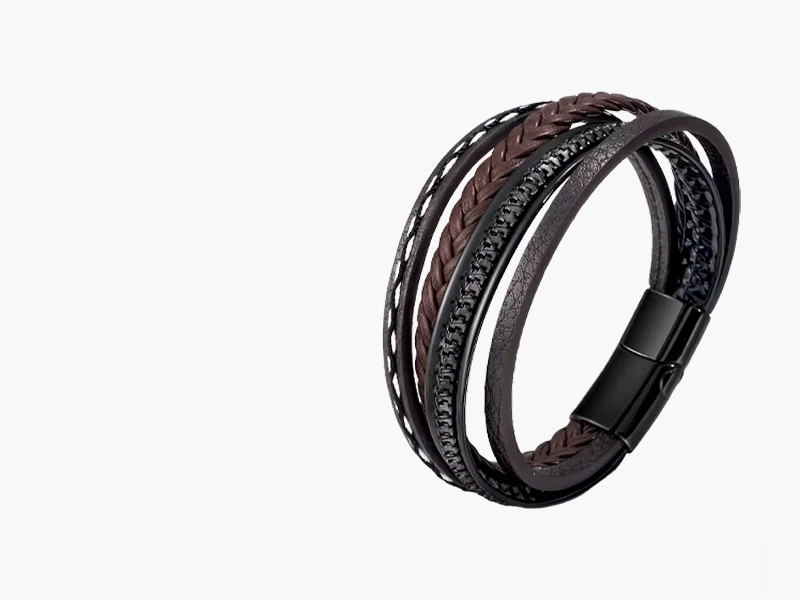 Bracelet en cuir homme