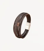 Bracelet en cuir tressé Orion