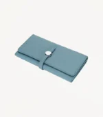 Portefeuille en cuir Belizia Bleu