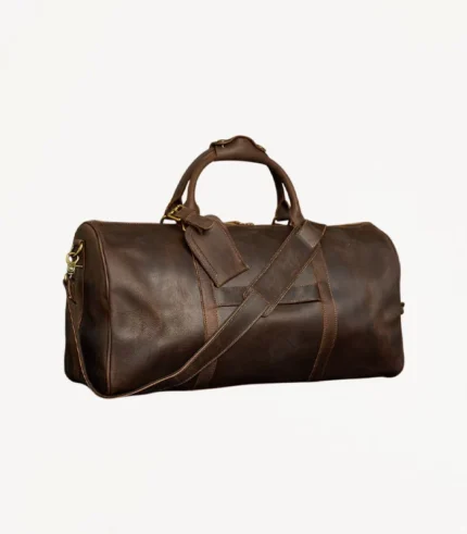 Sac de voyage en cuir Heritage marron