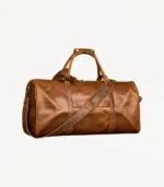 Sac de voyage en cuir Heritage marron clair