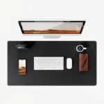 Tapis de bureau Lixies noir